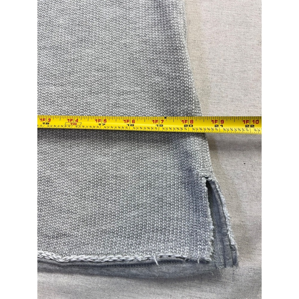 Soft Surroundings Just Beachy Hooded Henley Womens sz S Gray Pullover Top Spring - Picture 13 of 15